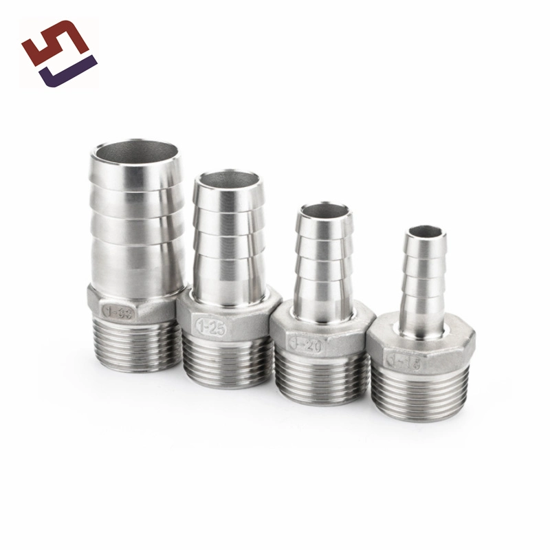 Stainless Steel Flexible Hose/Tap Connector Tail Male Thread Hose Nipple Pipe Fitting