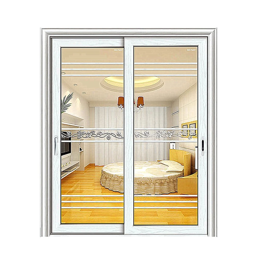 Exterior Aluminum Sliding Door with Stainless Steel Mosquito Net