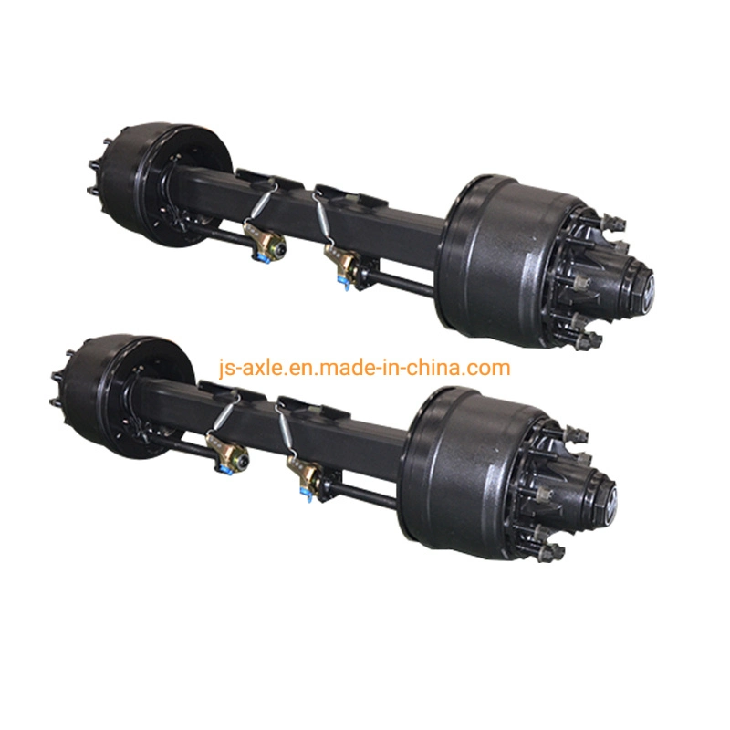 Manufacturer 8t-25t American Inboard Built-in Brake Drum Axle Truck Part Trailer Axle for Trailer Truck