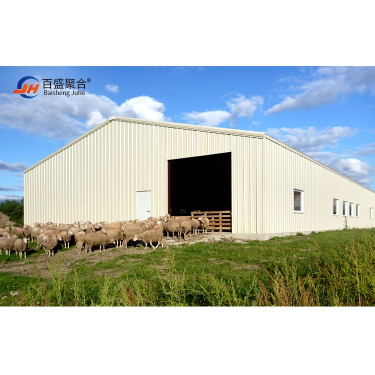 Low Price Prefabricated Chicken Livestock Shed Steel Structure House Building