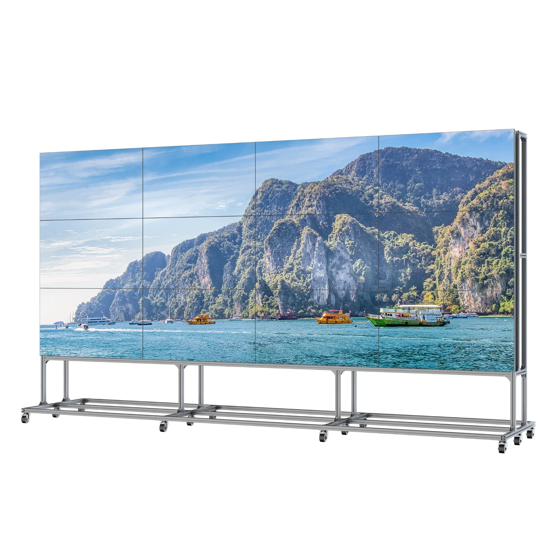 Advertising Player Ultra Thin Bezel LCD Video Wall 46 Inch Video Advertising Full Xx Player Android Tablet Adobe Flash Player Download Wall Mount LCD Display