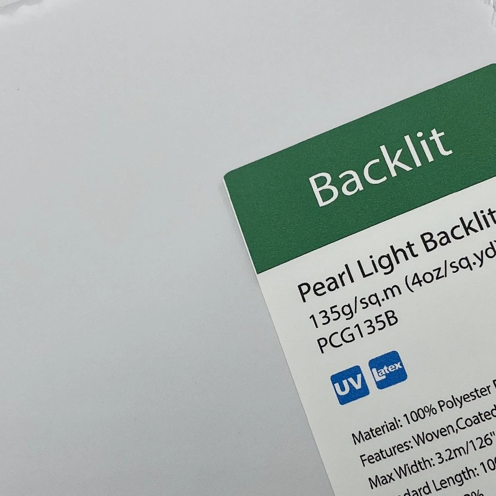 Backlit Textile Fabric 150GSM/160GSM/180GSM/200GSM/270GSM Sublimation Fabric Backlit Light Box Seg Fabric