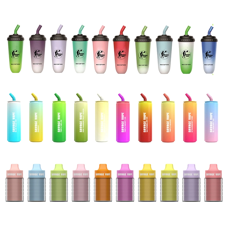 Wholesale/Supplier EU Savage Crayon 10000 Puffs Vape Disposable/Chargeable E Vapes Carts Prefilled Rechargeable Battery Poco Randm 10K Airflow Control Bars Mod Pods