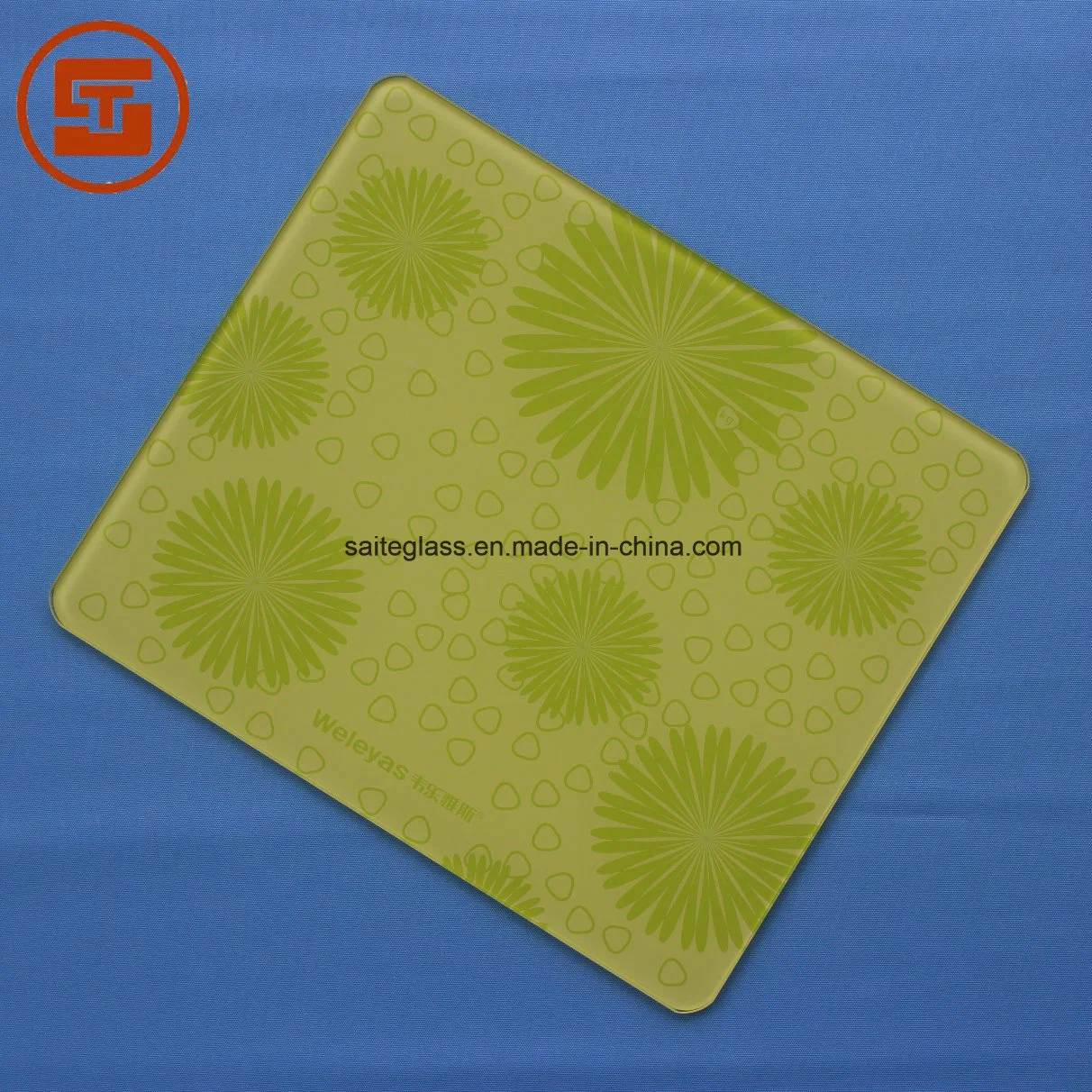 OEM Bathroom Electronic Body Fat Weighing Scale Silk Printing Tempered Glass Panel