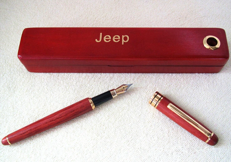 Personal Custom Rosewood Business Sign Pen with Gift Box