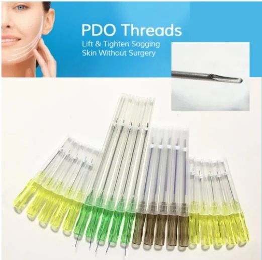 Cog 3D 4D 6D Blunt Cannula L Type 18g19g21g 100mm Barbs Facial Tensor Thread Lift Face Pdo Surgical Suture Needle