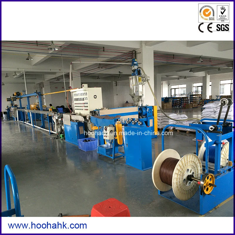 Blue Cable Extruding Machinery with Siemen Motor