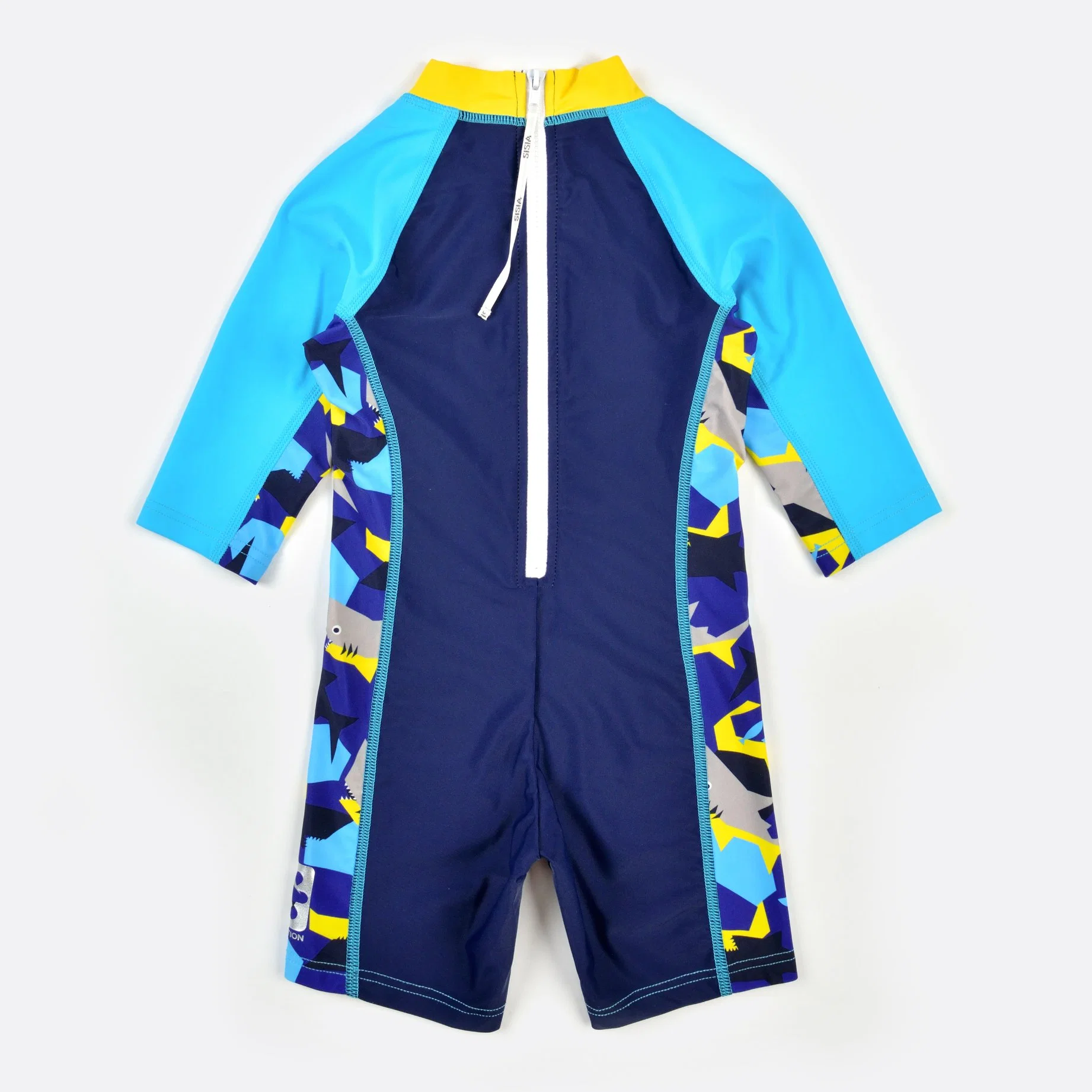 Cute Cartoon Printing One Piece Boys Swimsuit Rush Guard Suit Kids Swimwear