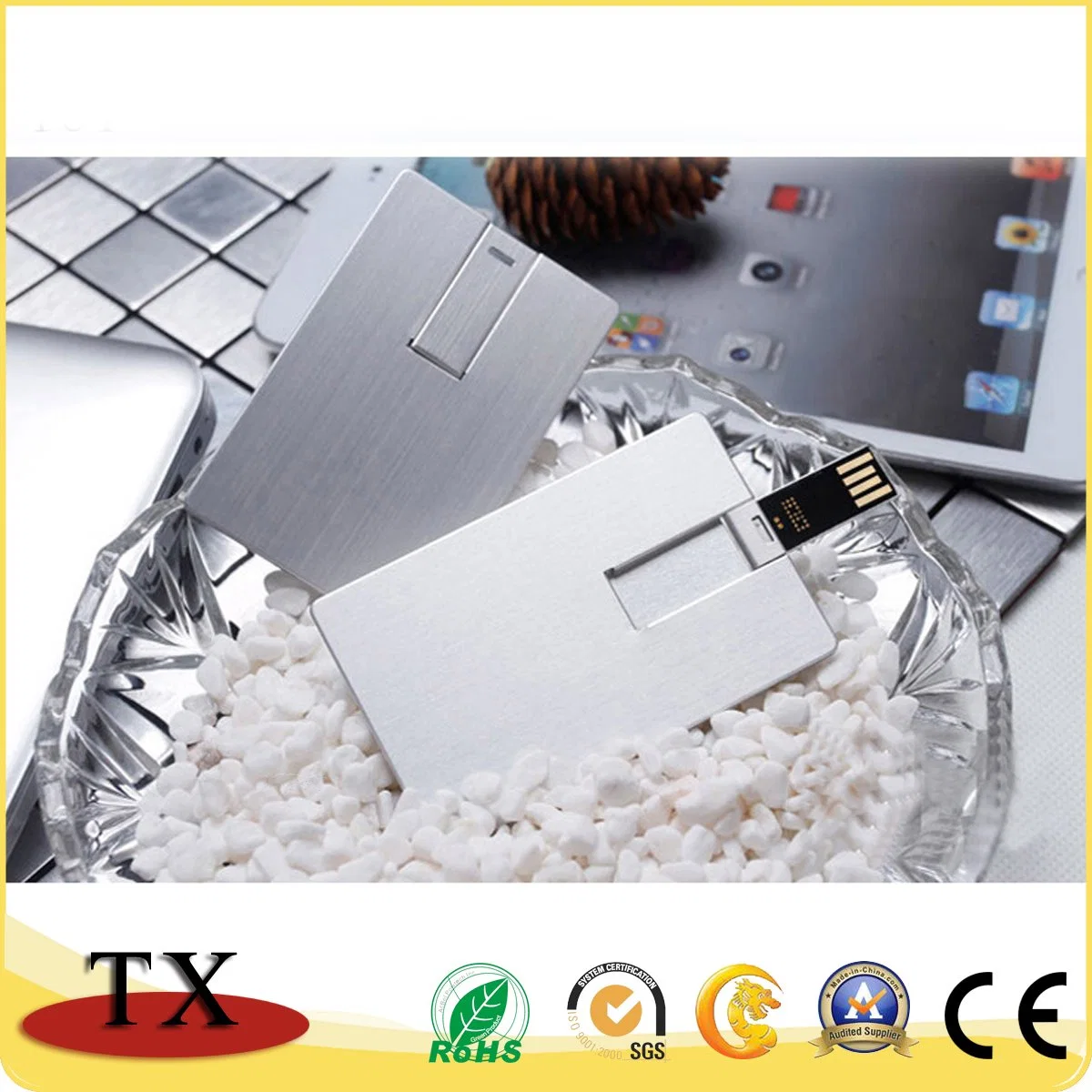 Aluminum Metal Card Creative Business USB