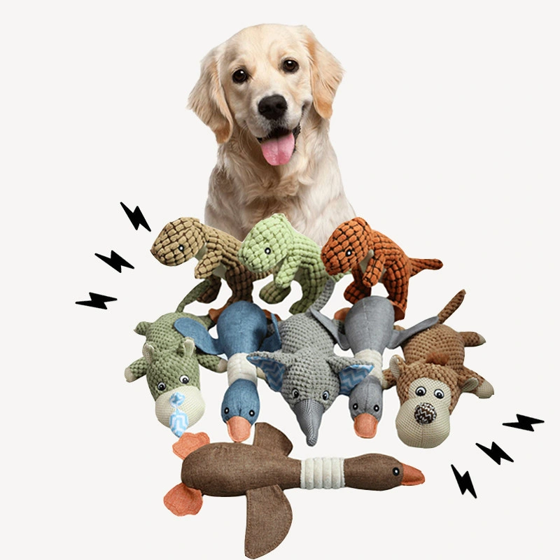Sons de ganso do Animais de estimação sons de cachorros de Puppy Dog Squeak Toys Alimentação