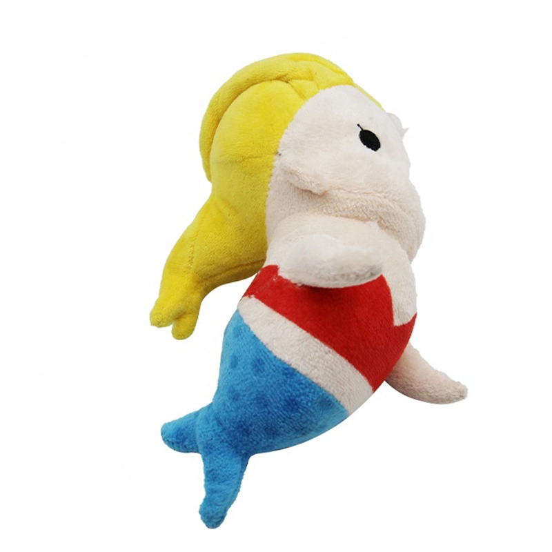 Diseño personalizado 15cm Soft Plush Toy Mute Mermaid animal relleno Para promoción