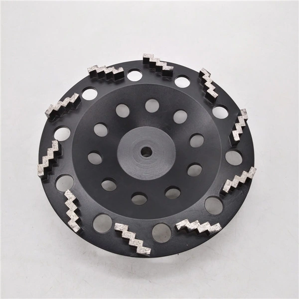 230mm Zig Zag Cup Grinding Wheel for Concrete Floor