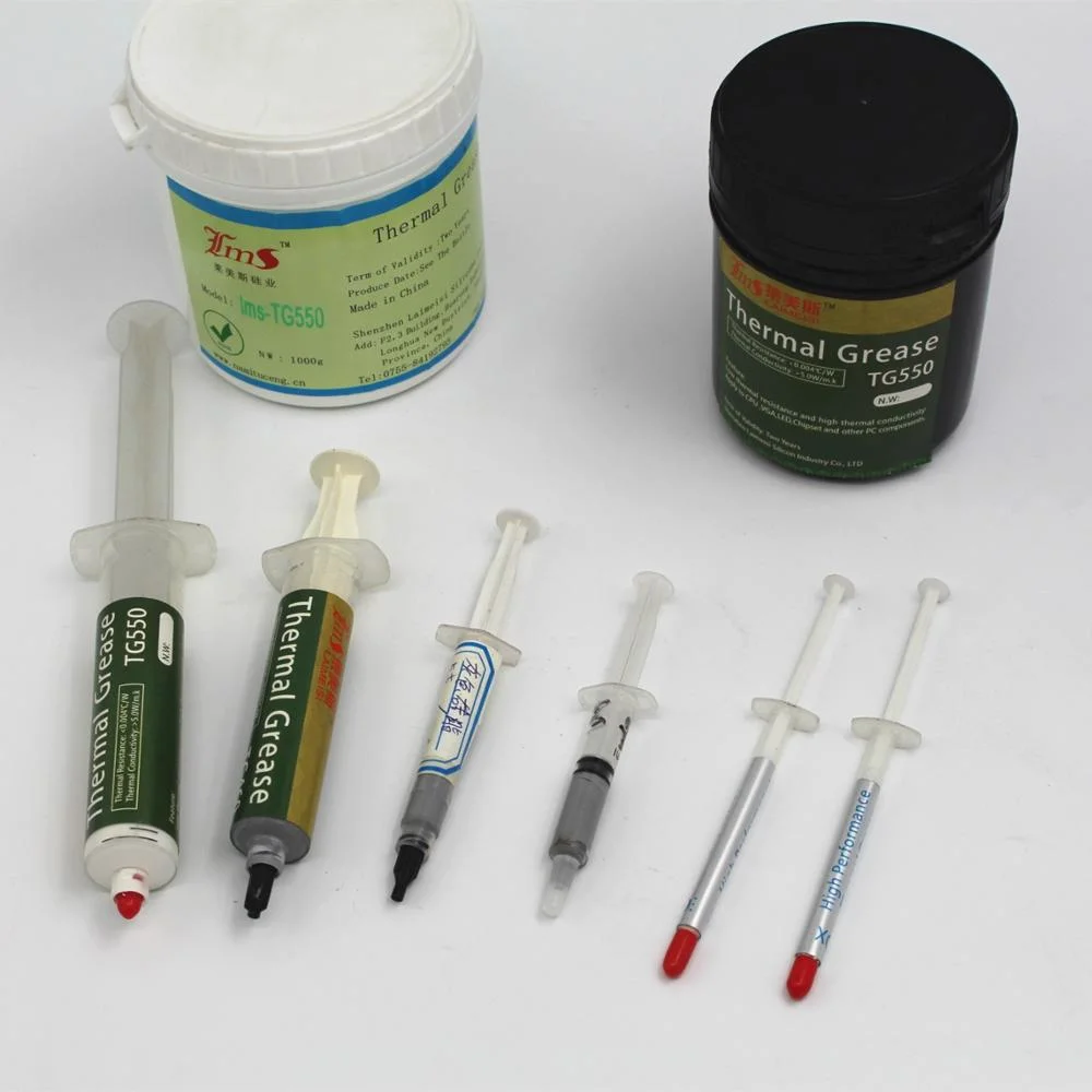 Heat Conductivity Silicone Cooling Grease Dielectric Thermal Silicone Grease