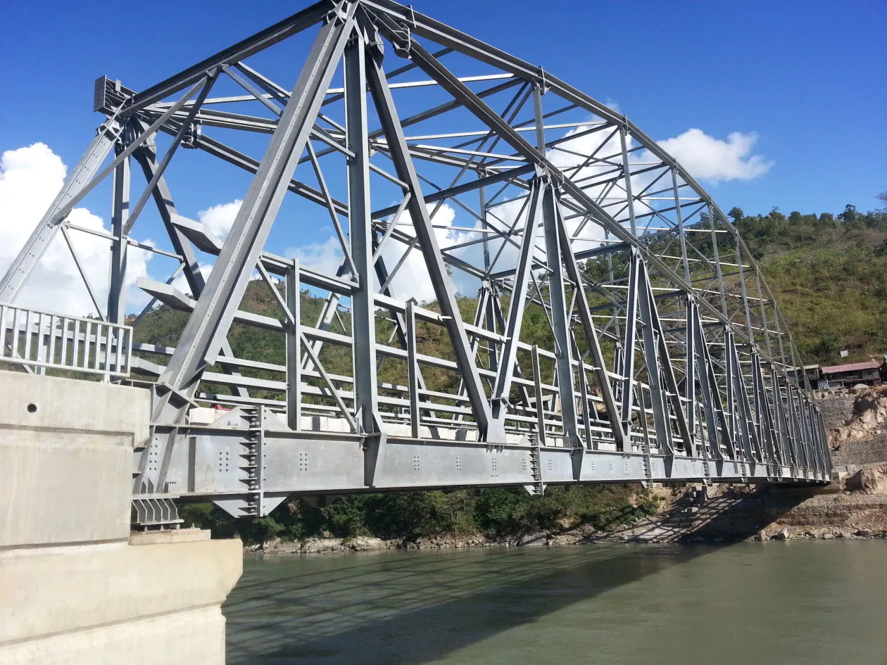 Steel Structure Prefab Truss Road Bridge/Railway Bridge