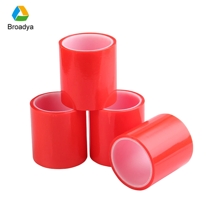 Waterproof Transparent Pet Film Double Acrylic Coated Log Roll Tape