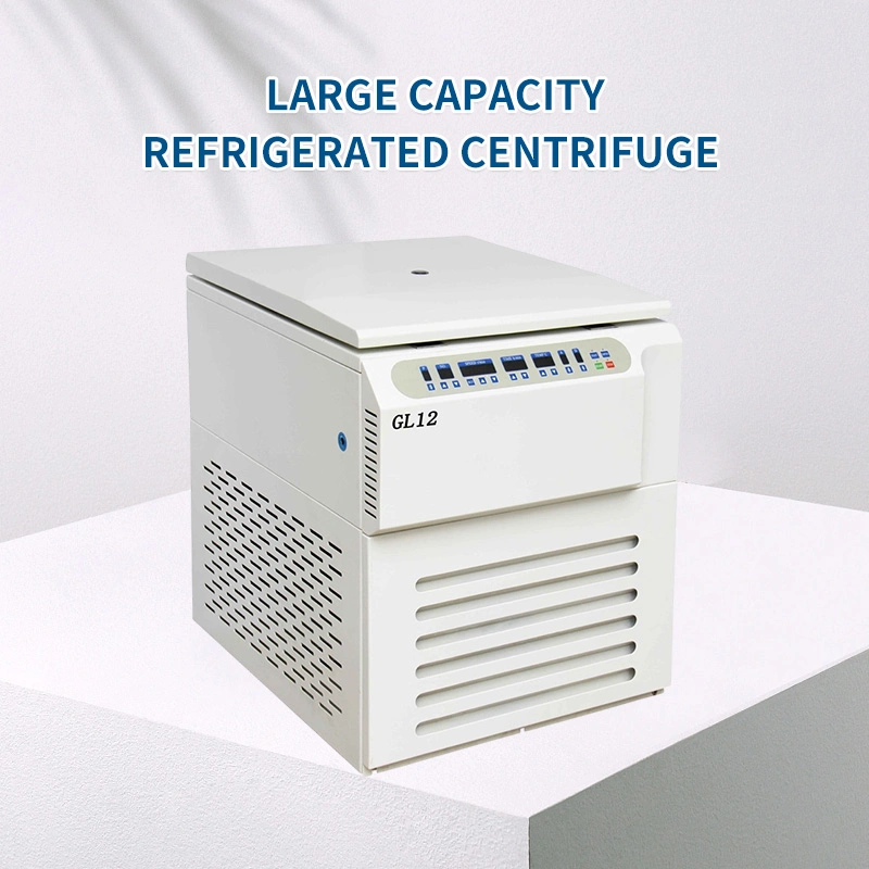 Modèle de plancher de grande capacité centrifugeuse réfrigérée avec inverseur de moteur à haute vitesse