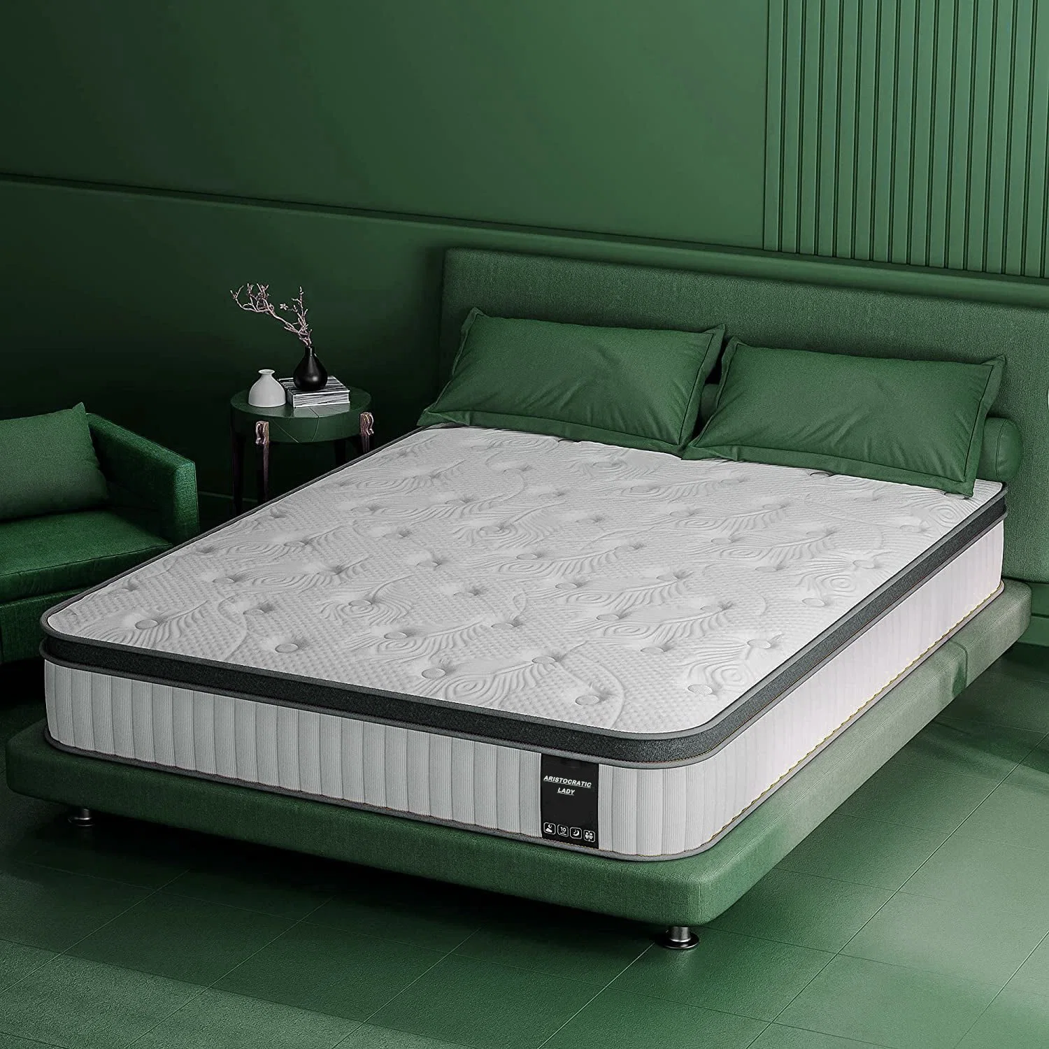 Bedroom Furniture China Wholesale/Supplier Vacuum Packing Spring Foam Bed Mattress Full Size Hot Sell Spring Mattress