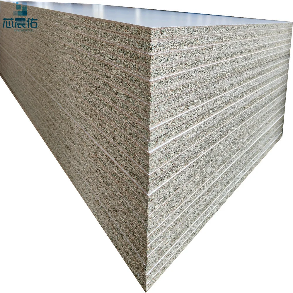 18mm a prueba de humedad de grano de madera MDF revestido de melamina superficie Hmr Mdp