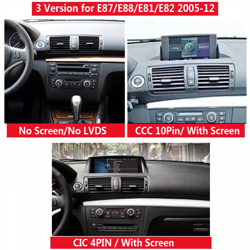 Multimedia, navegación GPS para coche BMW Serie 1 E81 E82 E87 E88 2005-2012 sistema operativo Android