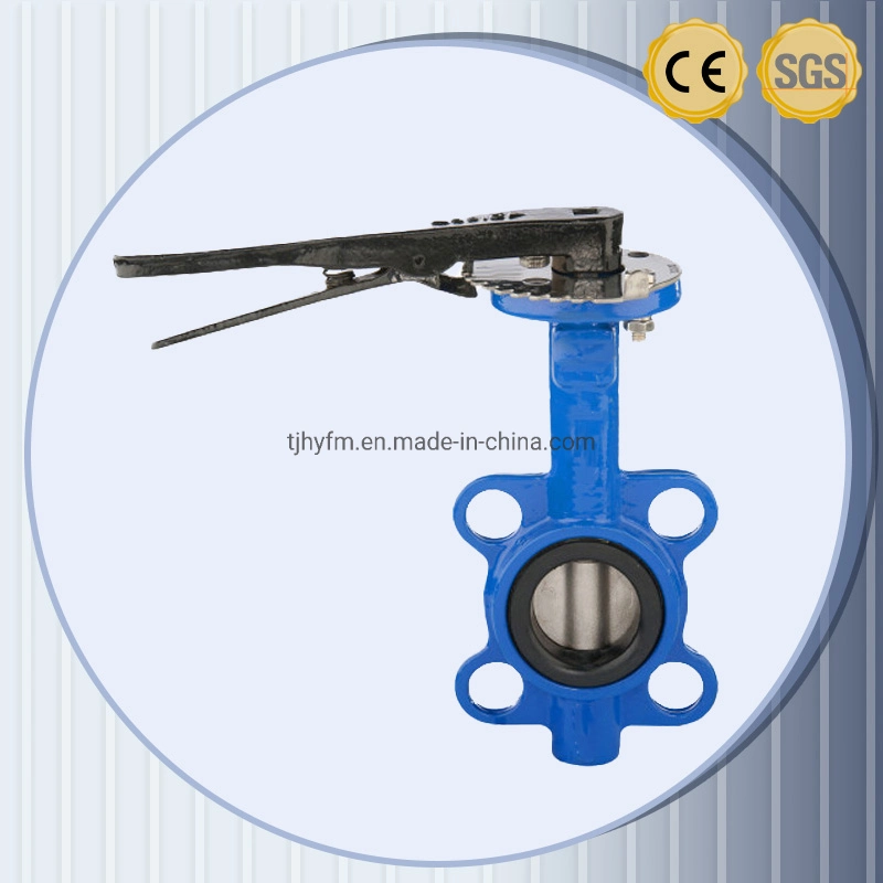 Good Price Fire Fighting Ductile Iron Stem Lug Butterfly Valve with Wafer Connection