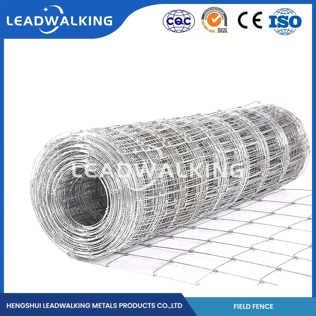 Leadwalking Bulk Field Fence High-Quality Galvanized Farm Field Fence Manufacturing China Long-Lasting Cattle Feeding Fence