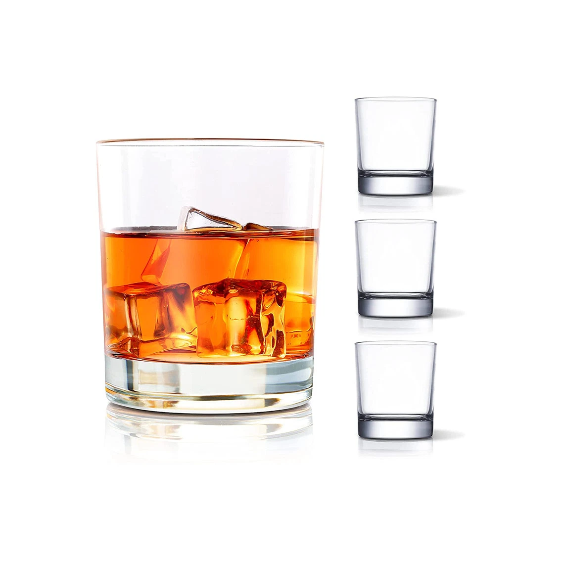 4-11 oz Amazon Premium verres de cristal Old Fashioned Wine Tumbler verre de Whisky