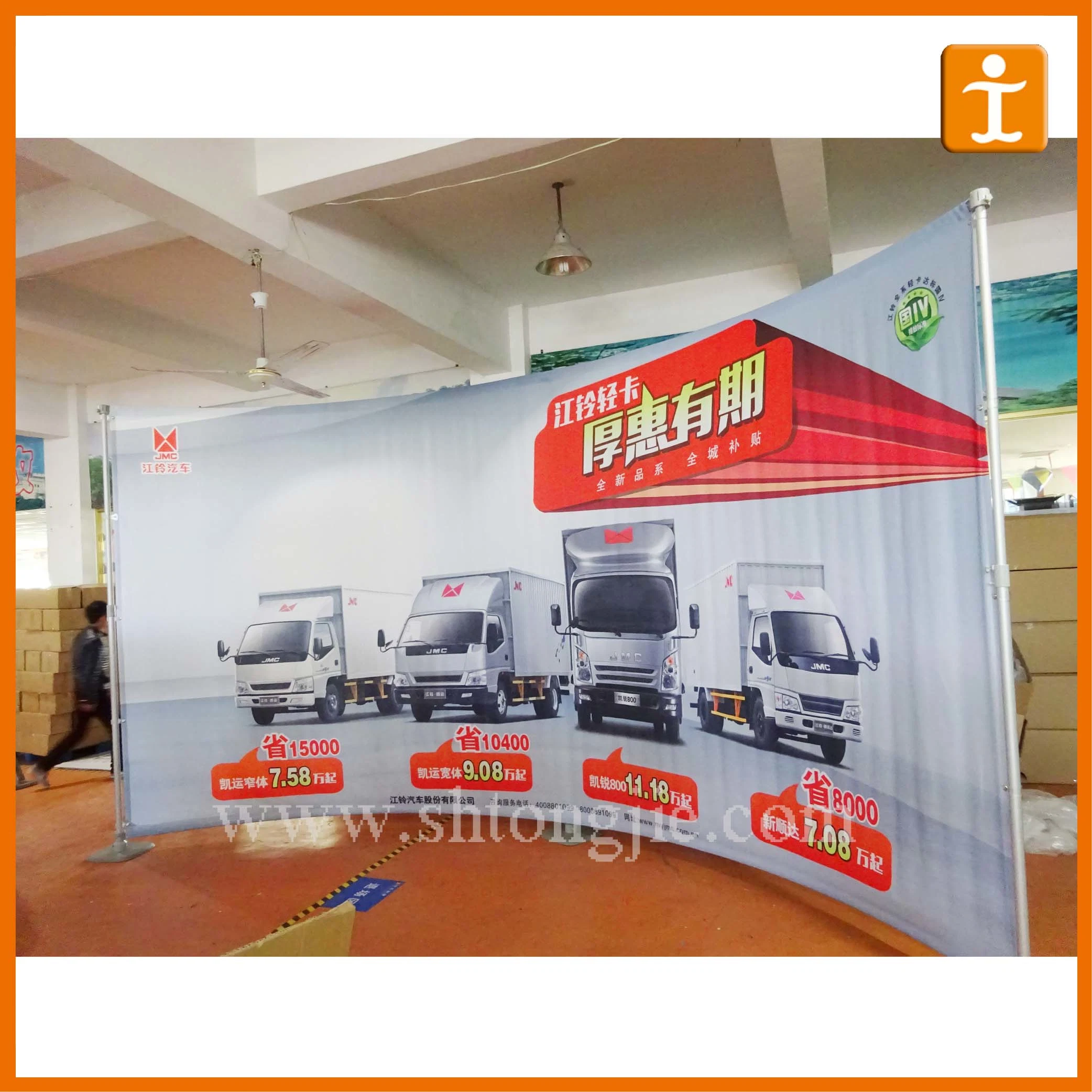 Portable Aluminum Pop up Counter Display (TJ_04)