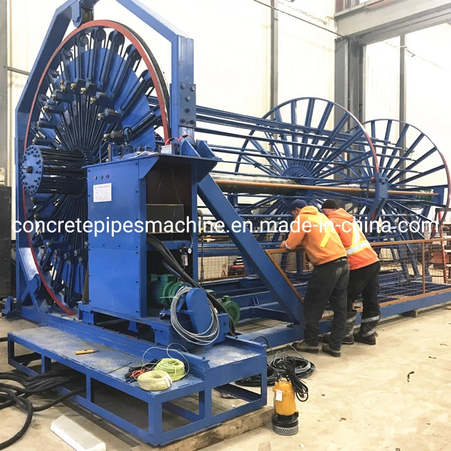 Concrete Pipe Forming Machine Dry Cast Reinforced Concrete Pipes Reinforced Bar Cage Welding Equipment