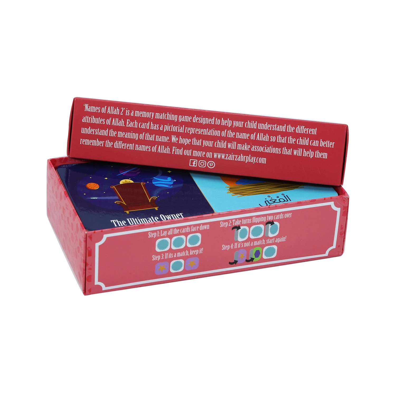 Deckel und Basis Papierbox Kunst Papier bunte Kartenbox
