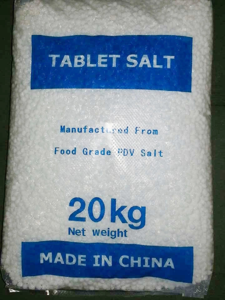 Food Grade la pureza del 99,8% de ablandador de agua sal