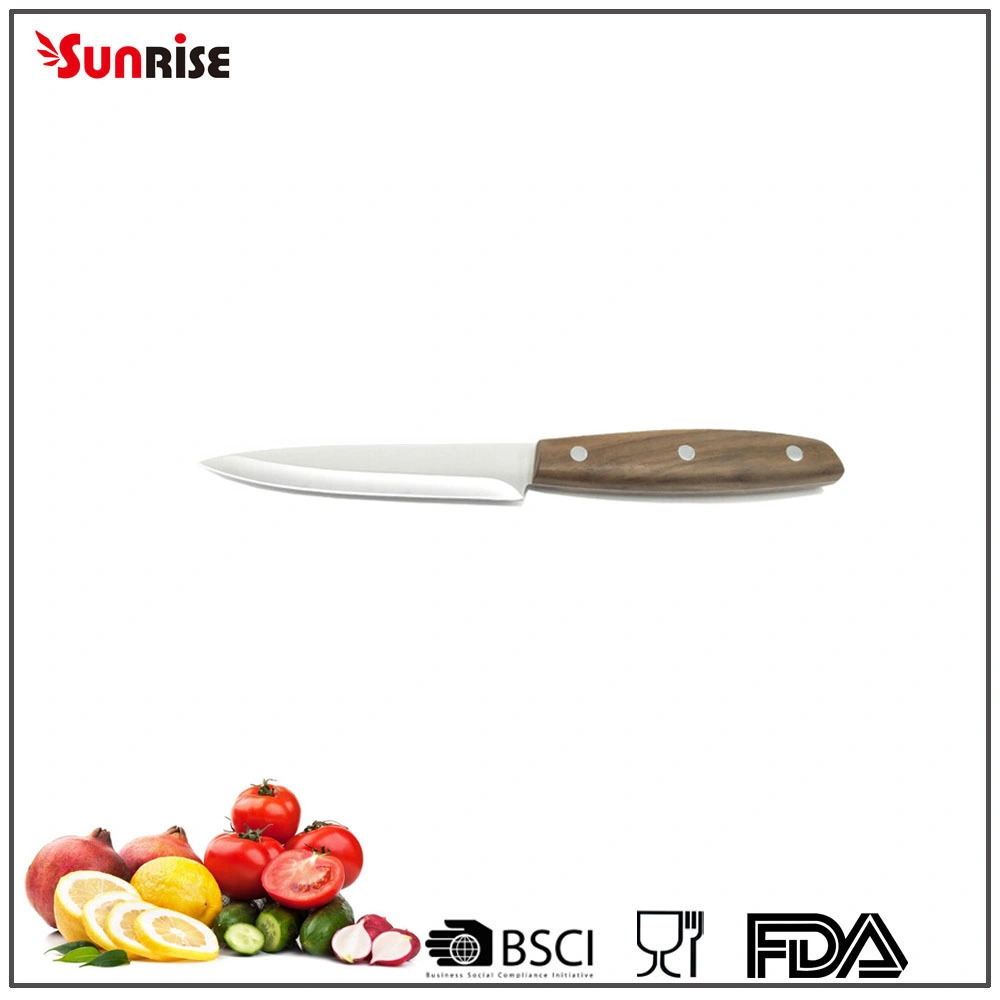 Utensilios de cocina 5" el cuchillo con mango de madera de nogal (KSK555)