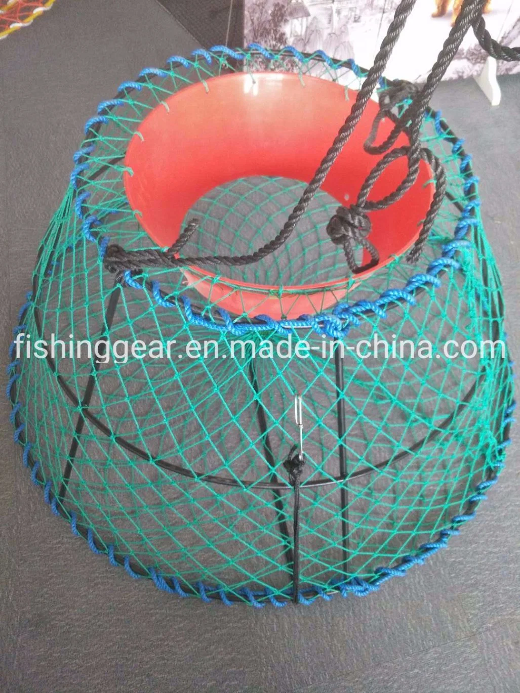 Snow Crab Pot with Green Color Netting