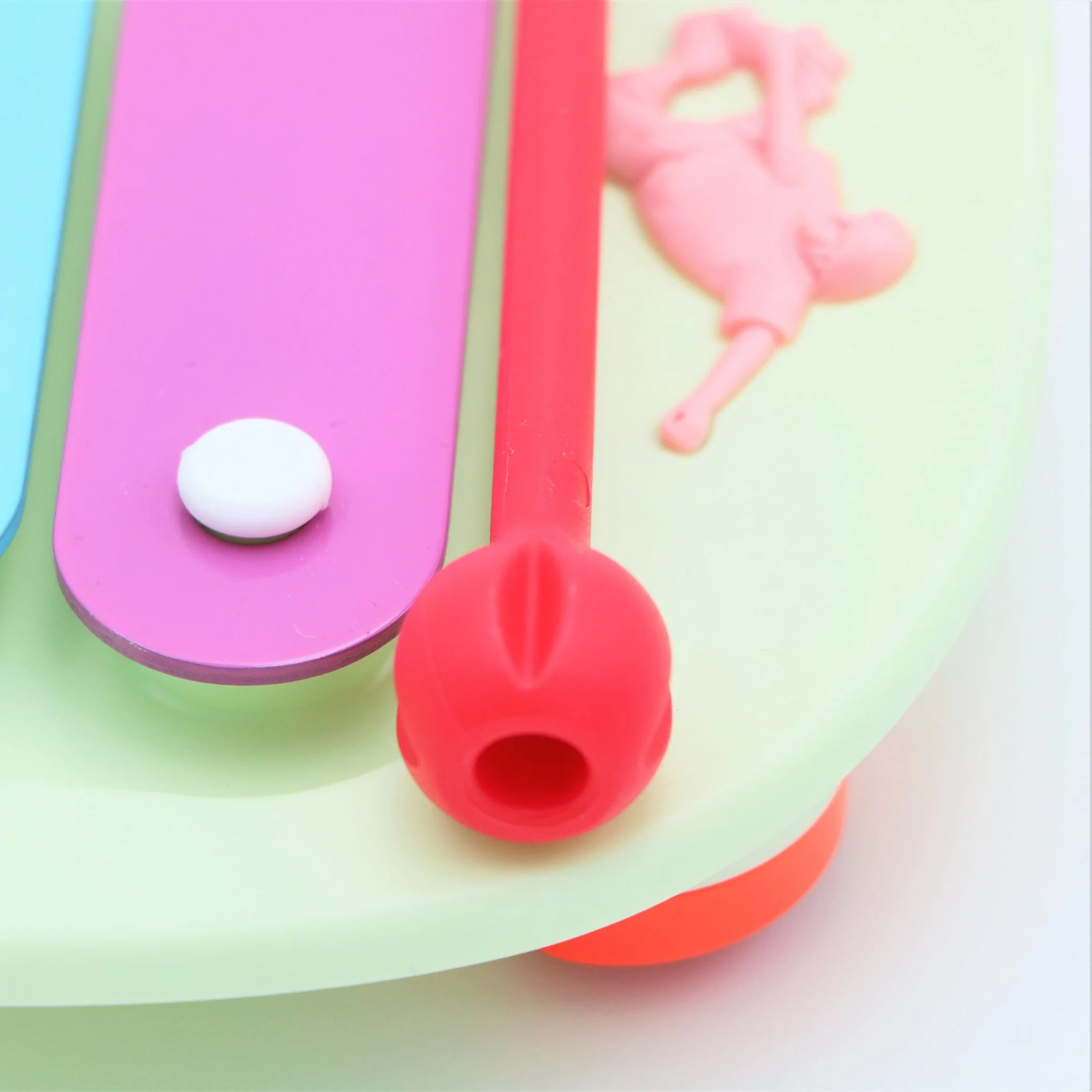 High quality/High cost performance  Cartoon Educational Keyboard Knocking Piano Xylophone with Light for Baby Musical Instruments Toy