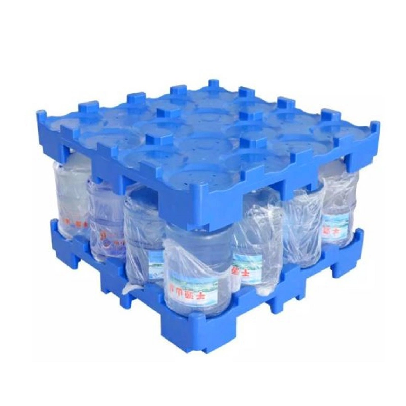 Virgen de reciclaje de HDPE de cuatro vías de entrada de alimentos Higiene Heavy Duty de grado superior de superficie sólida de palets de plástico duradero baratos