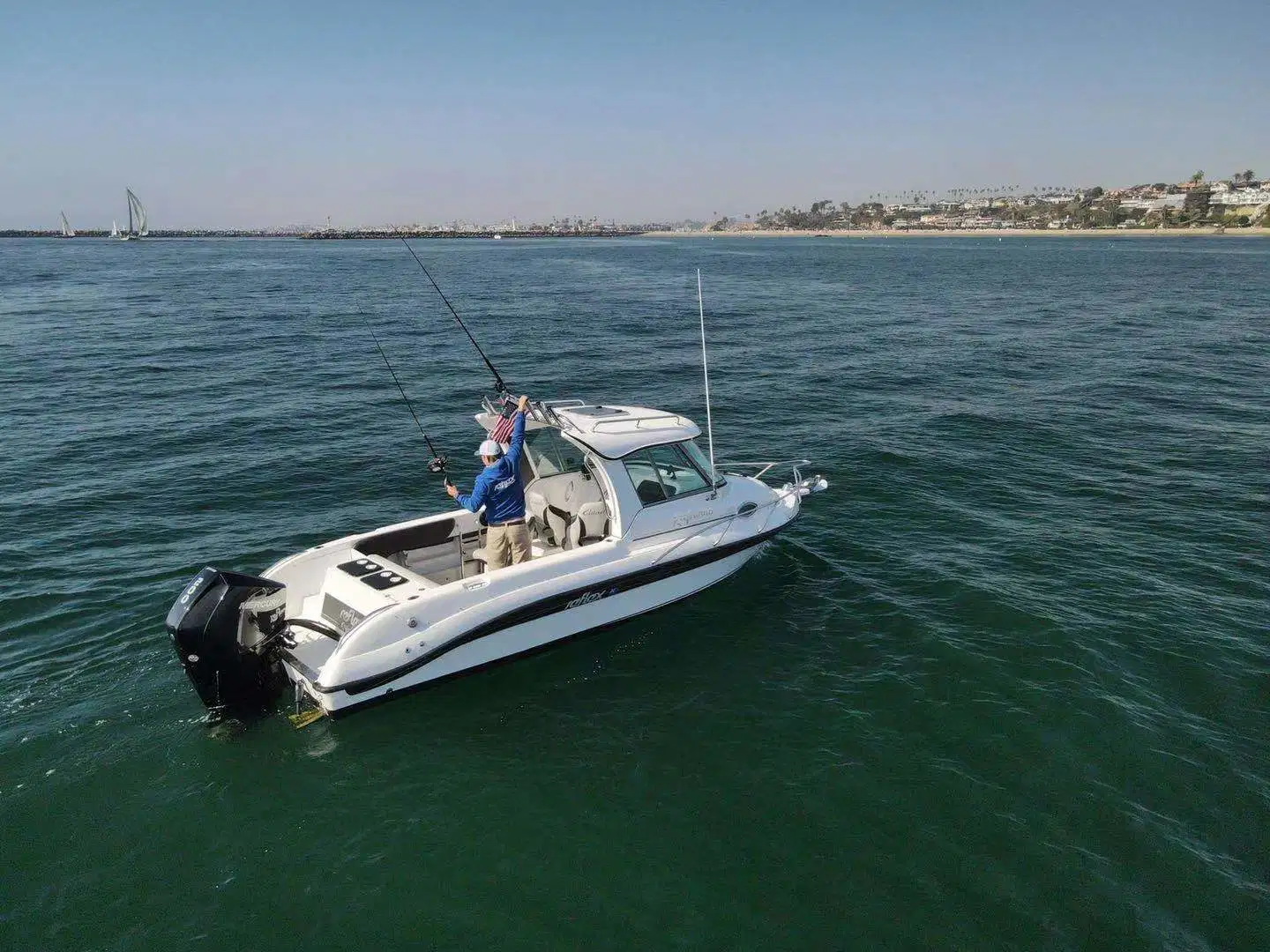 8 personnes 7,2 m 24 FT longueur 705ht vitesse du moteur électrique Bateau de pêche de luxe à vendre