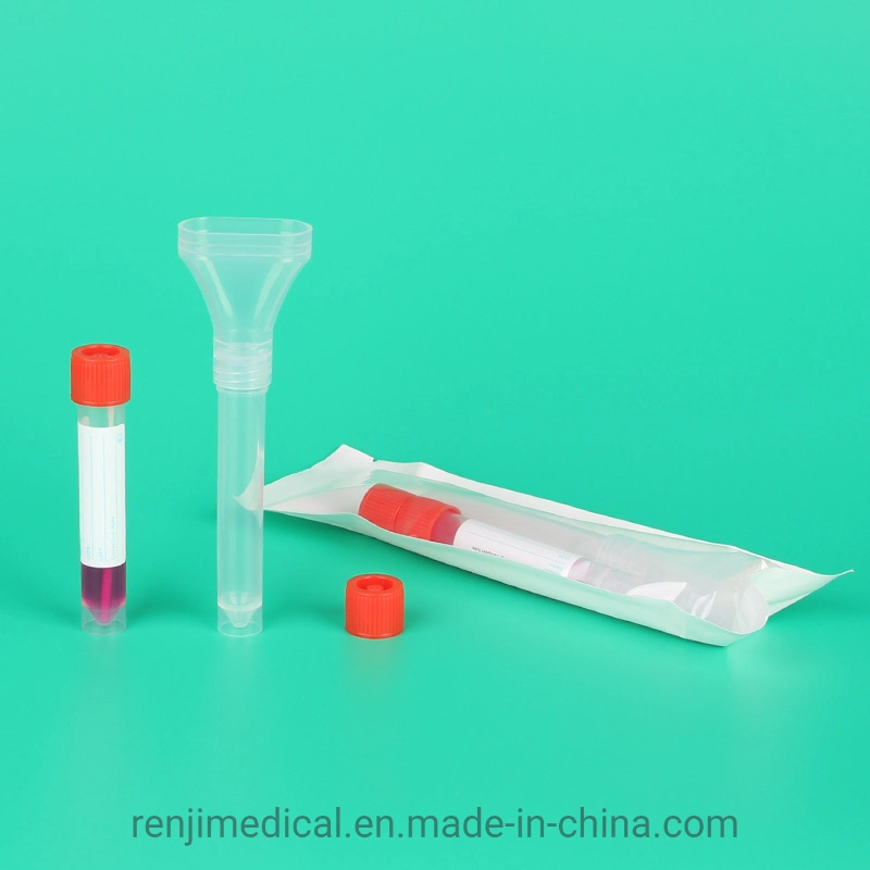 Medical DNA/Rna Samples Disposable Sampler Saliva Collection Kit