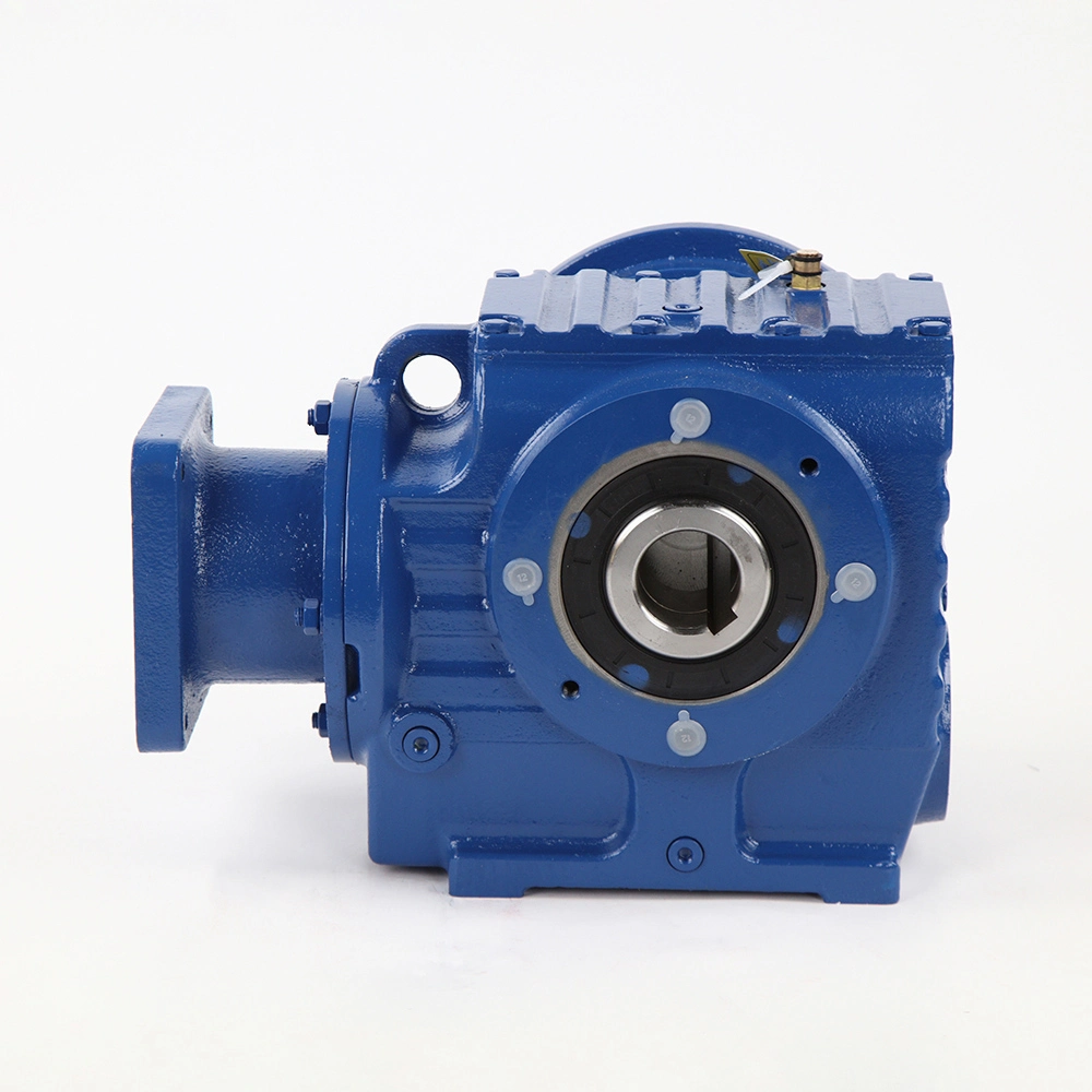 Helical Worm Gearbox Coupled with Servo Motor Flange Output Torque 1970nm