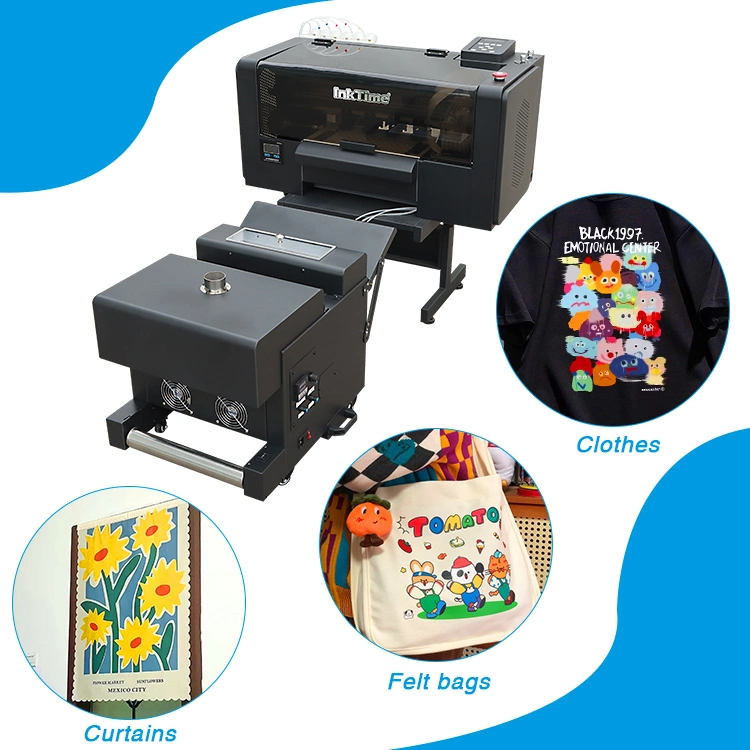 Small Desktop Digital Fabric Textile Garment A3 Dtf Printer Pet Film Heat Transfer Press Inkjet Tshirt T-Shirt T Shirt Printing Machine