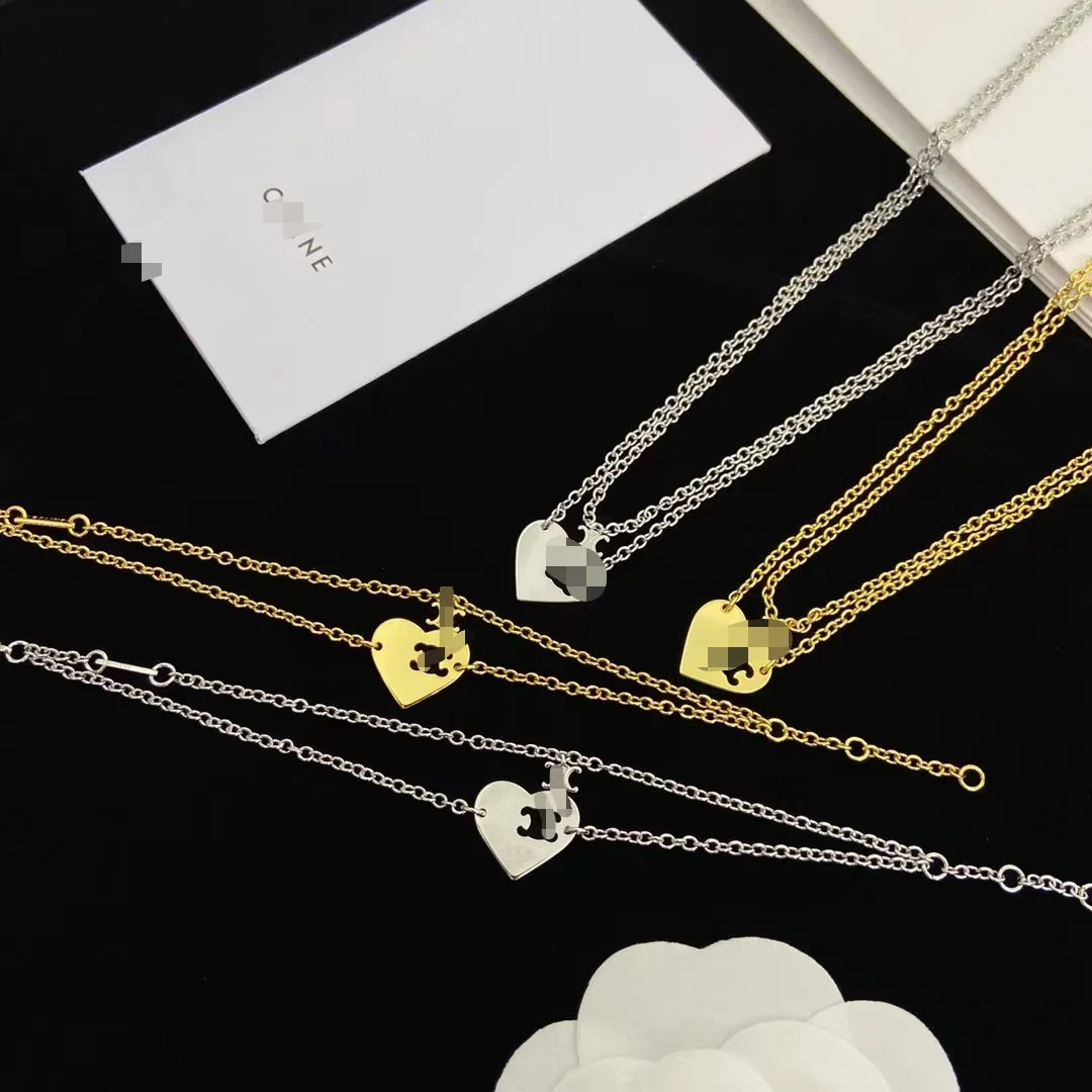 Simple and Exquisite Pendant Necklace Earring Set Collarbone Chain Luxury Banquet Accessories