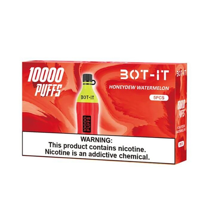 Bot It 10000 Puffs OEM ODM UK 20ml Shiny Whoop 1500mAh Battery Pod Disposable/Chargeable Vape