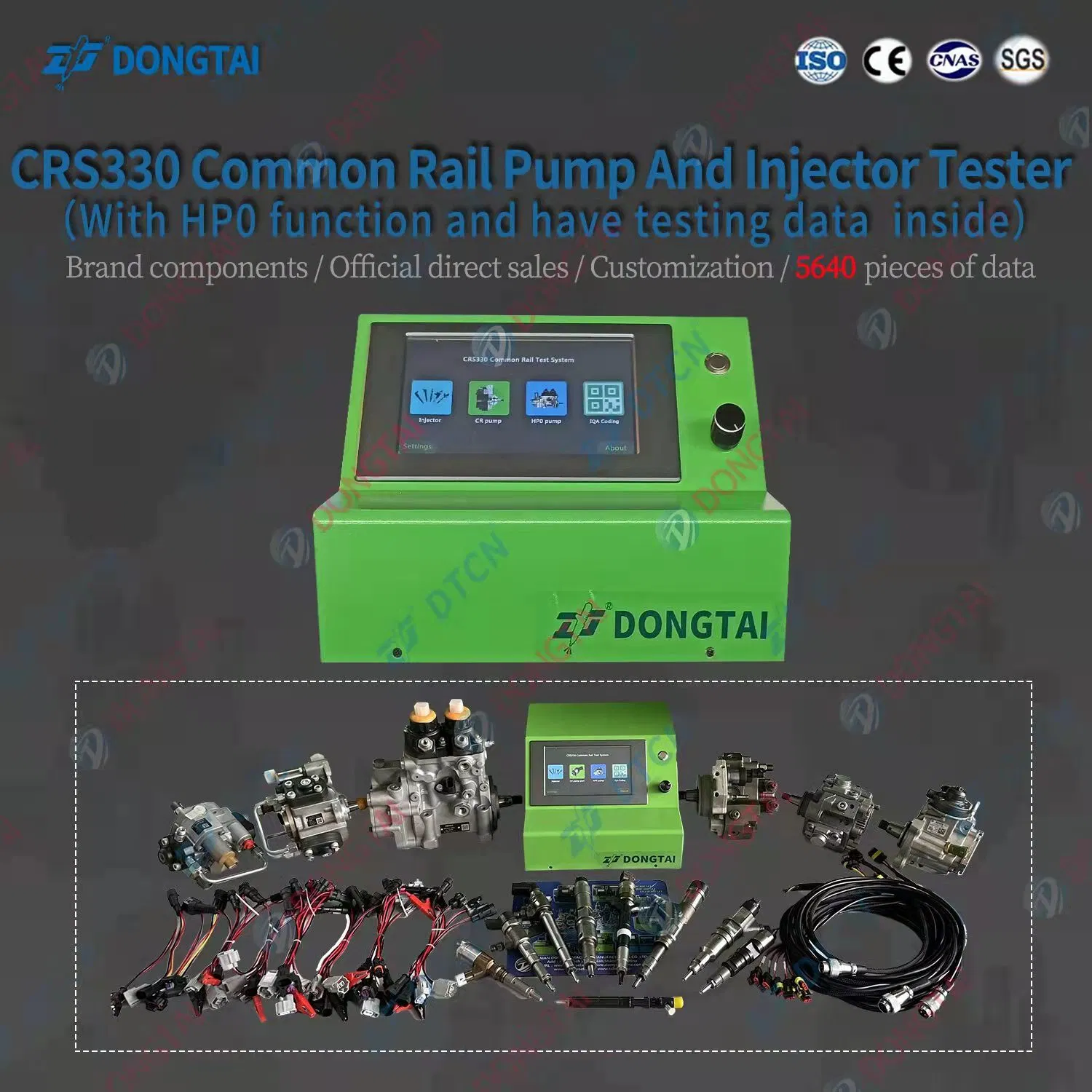 Hot Selling Crs330 für die Prüfung von Magnetventil-Injektor und Piezo-Injektor Common Rail Injector Tester Simulator