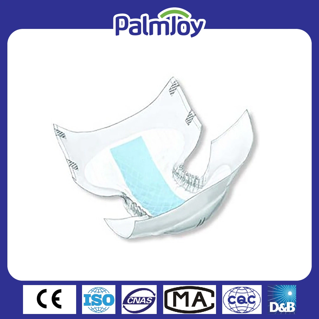 Ultra Thick Economic PP Tape and PE Adult Plastic Back-Sheet Disposable Senior Diaper in Bales