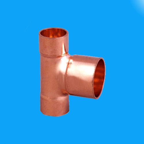 Copper Pipe Fittings Equal Tee 3/4 for Copper Tube Connection