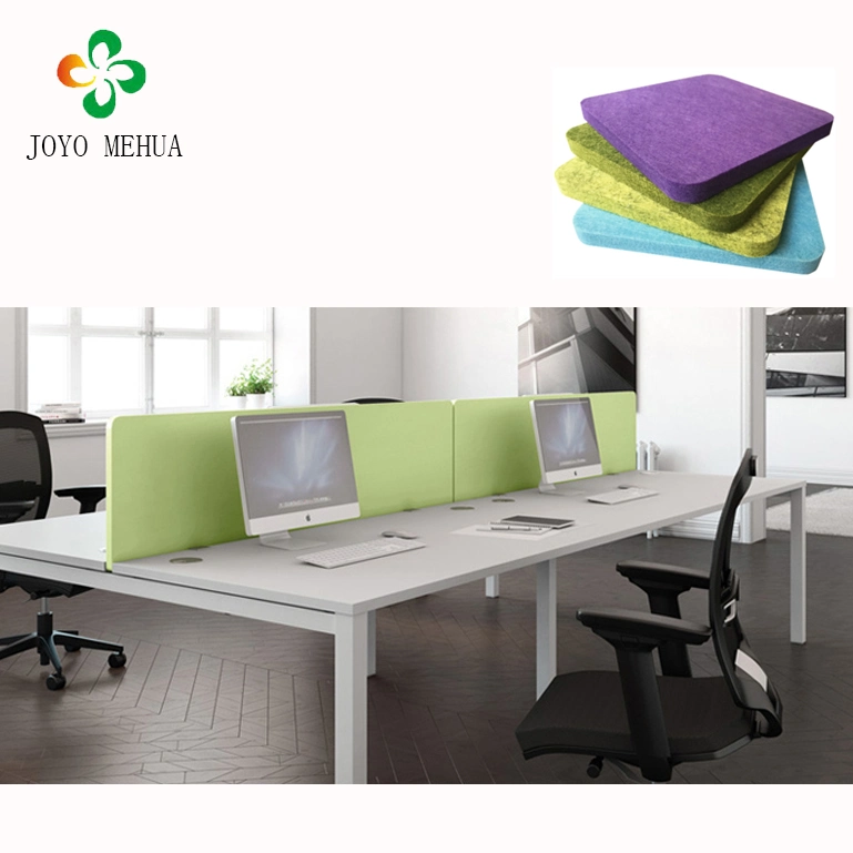 Nice Price Flame Retardant Polyester Fiber Divider 4 Person Staff Desk for Office Workstation