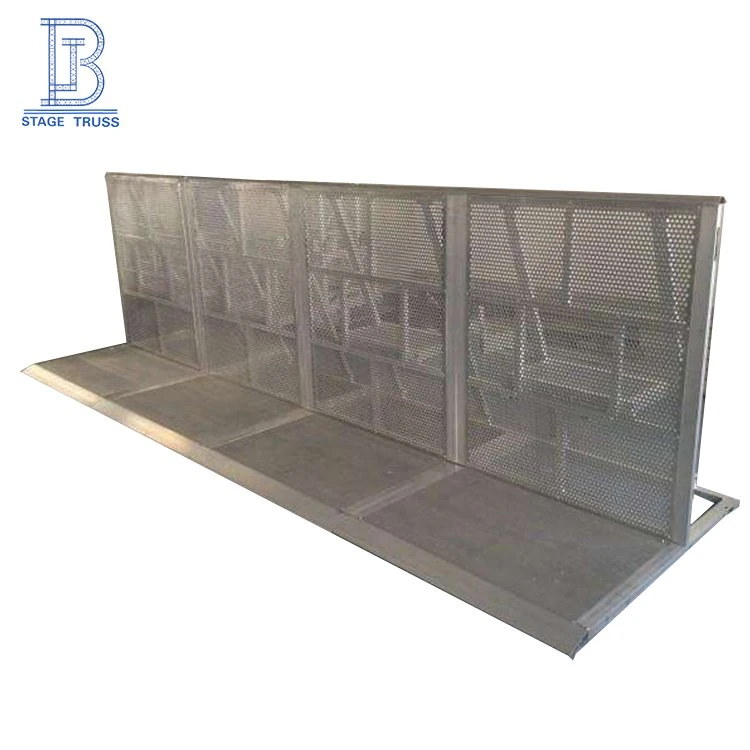 Event Outdoor Metall Stahl Event Crowd Control Security Barrier System Für Konzerte