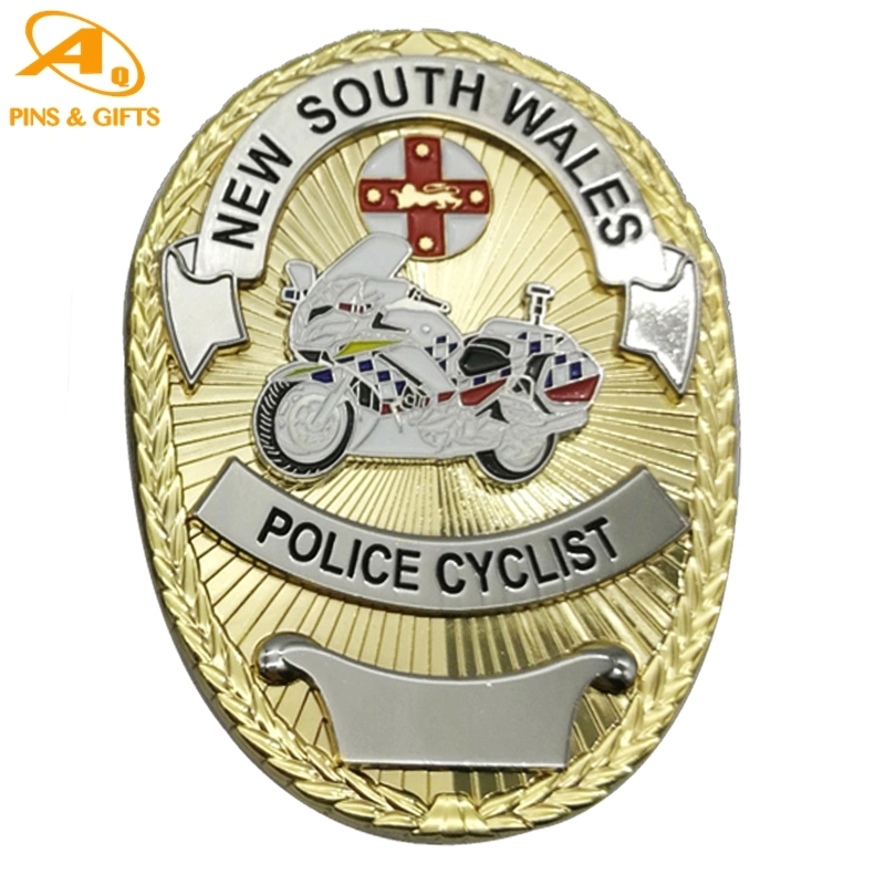 Promotional Items Enamel Pin Original Factory Customized 3D Metal Metal Custom Security Police Badges