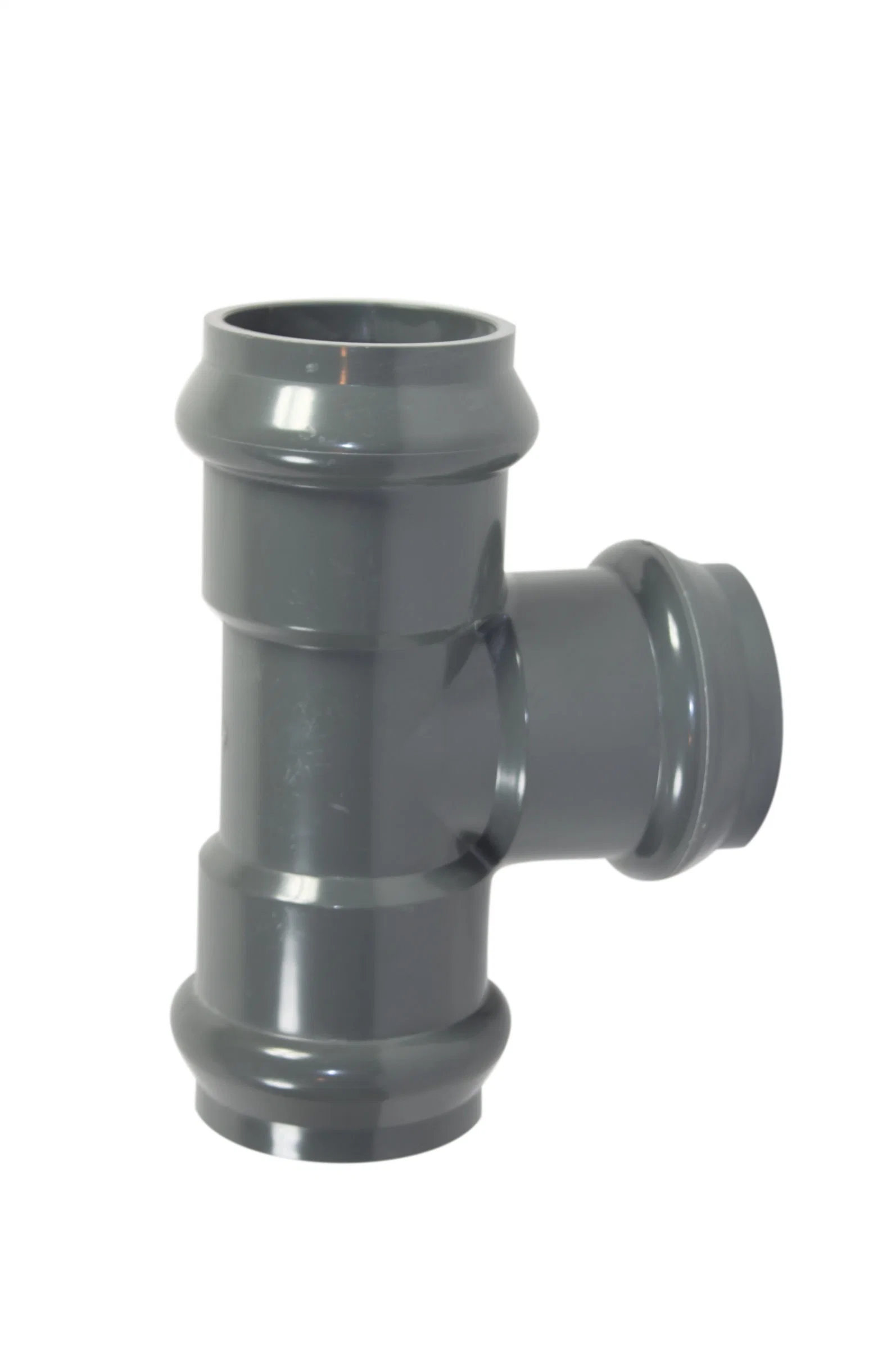 200mm High quality/High cost performance Pn10 Plastic Fittings UPVC Reducing Tee for Water Supply or Agricultual Irrigation