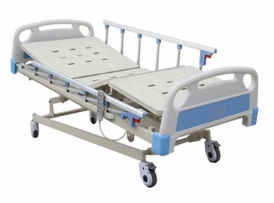 Hospital Furniture Manual ABS Flat Hospital Bed for Patient