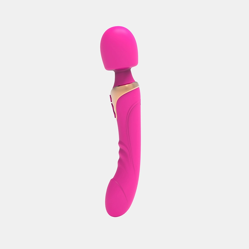 Realistic-Dildo Wand Vibrator USB Rechargeable Sex Toys Erotic Personal Dual Wand Massager