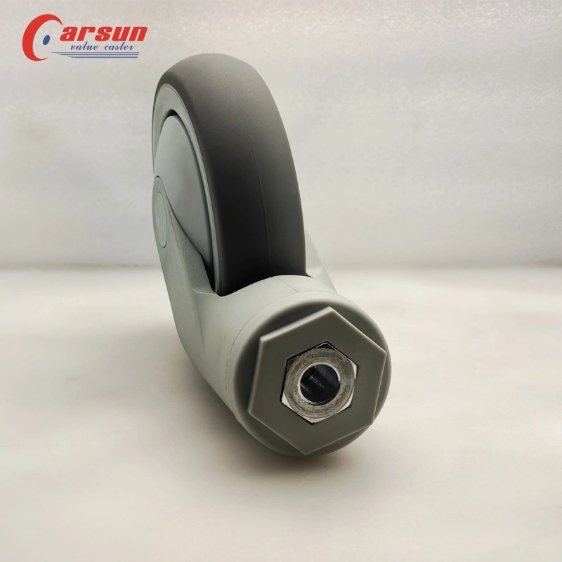 Medical Caster Wheel Silent Without Damaging The Ground All Plastic Without Brakes Swivel Caster Wheel